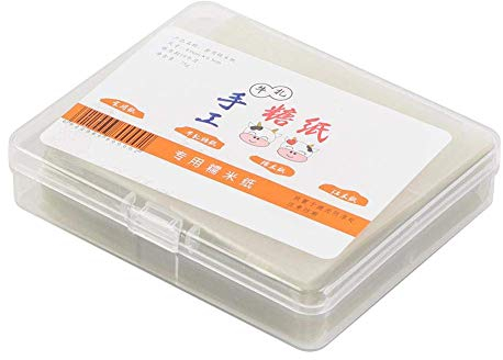 OKBY Waffelpapier-500Pcs Nougatpapier Essbares Reiswaffelpapier Handgemachtes Bonbonpapier