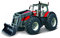 Bburago - Collezione fattoria - Trattore con pala Massey Fergusson - Attrito - Veicolo in miniatura su scala 1:43 - Giocattolo per bambini - da collezionare a partire da 3 anni - B18-31633