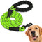 EDIPETS, Laisse Chien, Laisse de Dressage pour Chien, Rembourrée, Poignée Souple, Corde pour Chiots et Petits, Moyens et Grands Chiens, 1,2 et 1,5 mètres (2.2 M, Vert)