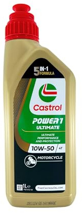 Aceite motor motos y scooters lubricante Castrol Power 1 Ultimate 10W50 con Llavero sacacorchos 5x1lt
