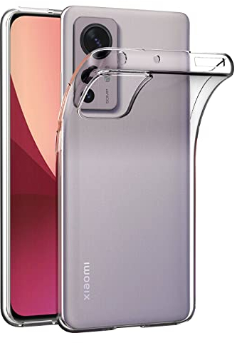 AICEK Kompatibel mit Xiaomi 12 / 12X Hülle, Transparent Silikon Handyhülle für Xiaomi 12X Hülle TPU Schutzhülle Bumper Crystal Clear Case