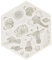 Moule en Silicone, Mignon Jungle Safari Animal Moule à Gâteau Facile à Démouler Flexible Doux Moule de Cuisson Décoration de Gâteau pour Bricolage Gâteau Fondant Chocolat(951 gris)