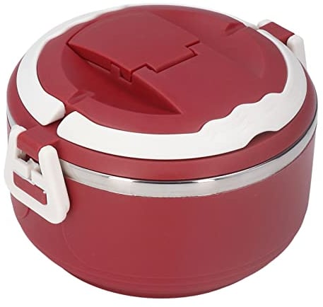 Boîte à Lunch Étanche Avec Isolation Thermique,Boîtes à bento de style japonais et Boîte à lunch empilable thermique,en acier inoxydable contenants à lunch, déjeuner isolé pour cantine,pour Enfant