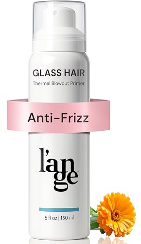 L'ANGE HAIR Glass Hair Heat Protectant Spray | Anti-Frizz Blow Dry Mist | Long Lasting Hold & Shine | Humidity Protection | Thermal Heat Protection Spray | Lightweight Blow Out Primer, 5 fl oz Bottle