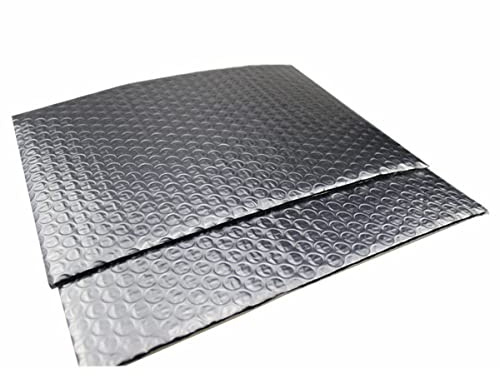 ZAURBA Feuille Isolante Autocollant Isolation Thermique en Feuille Aluminium Réflecteur de Chaleur Rouleau Réfléchissant Isolant Thermique a Bulles Double Face pour Sol Toit Radiateur (Size : 1x4m)