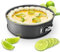 RHOLET 11 Inch Cake Tin Flat Base- 28cm Cake Tins for Baking - Cheesecake Tin springform Loose Bottom - 0.5 mm Thick Non-Stick Baking Tins 6.5 cm deep Cake Pan Made of Quantum ll Non-Stick