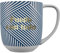 DRAEGER PARIS 1886 - Taza de Cerámica 320 ml - Diseño Chic con Mensaje en Oro Caliente - Varios Colores con Motivos Geométricos - Apta para Lavavajillas - Regalo Estilizado