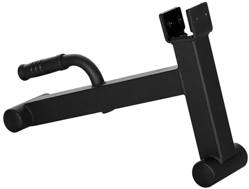 SPORTNOW Barbell Jack, Deadlift Jack with Non-Slip Handle and Plastic Padding, Easy Loading and Unloading 200kg Barbell Plates, for Home Gym, Deadlifting Weight Training