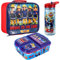 Zawadi Global Fireman Sam Ensemble boîte à déjeuner pour enfants – Sac à déjeuner isotherme, boîte à déjeuner multi-compartiments et bouteille d'eau de 580 ml – Ensemble repas pour l'école, les