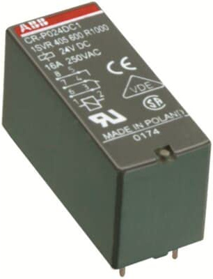 ABB CR-P Interface Relais 12V dc, 2 Wechsler (1-poliger Umschalter) DIN-Schienen