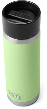 YETI Rambler 18 oz Bottle, Stainless Steel, Vacuum Insulated, with Hot Shot Cap, Key Lime
