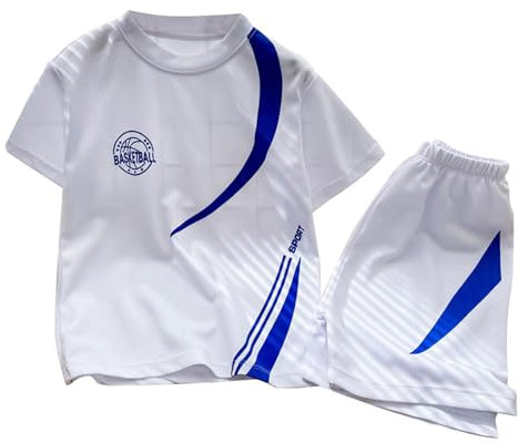 Sommer kinder Sport Schnell Trocknende Kleidung Jungen Fußball Kurzarm Basketball Shorts Basketball-Training Sportswear Outfit Junge Festlich