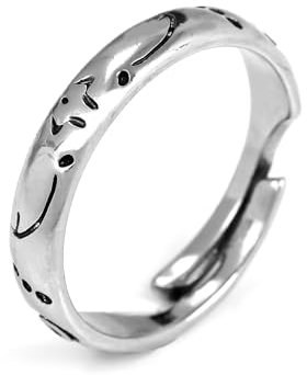 SXYNIO Silber Cosplay Ring - Offene Ringe (B)