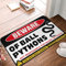 Home Alone Door Mat Beware of Snake Rug Outdoor Floor Mats for Home Entrance Patio Decor(40X60CM)