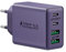Cargador USB C, 40W Cargador iPhone Carga Rapida USBC Enchufe Múltiple 4-Puertos PD+QC Rápido Pared Adaptador Tipo C para iPhone 16 15 14 13 12 11 Pro MAX Plus,iPad,Samsung S24 S23 Fast Charger