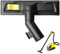 Ugello per aspirapolvere Kärcher WD2 WD3 WD4 WD5 WD6, universale per aspirapolvere a secco umido 35 mm, Kärcher Ugello di aspirazione a umido e a secco, accessorio Kärcher nero