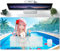 PORNHUX Gaming Mouse Mat Ahegao Gaming Mouse Pad, RGB Mouse Mat, XXL Large on-Slip Rubber Base for PC Laptop Keyboard