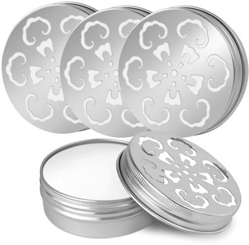 OFFCUP Peppermint Oil Rat Repellent, 4PCS Mouse Repellent Tin, Strong Natural Rodent Deterrent for Home Garage Attic Car Vehicle, Long Lasting Protection, Non-Toxic