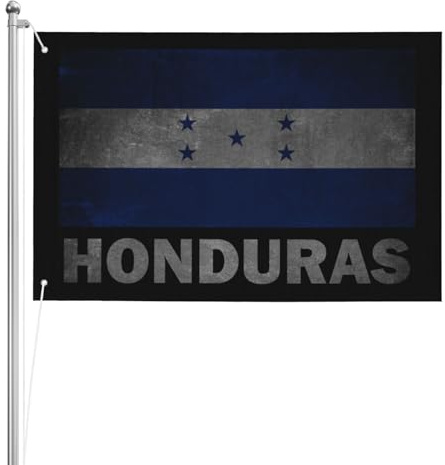 3X5Ft Fahnen Banner Retro-Flagge Von Honduras Neuheit Saisonale Flag Mode Für Bauernhaus Hofdekoration