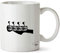 Hippowarehouse bass Guitar Printed Mug Cup Ceramic 10oz
