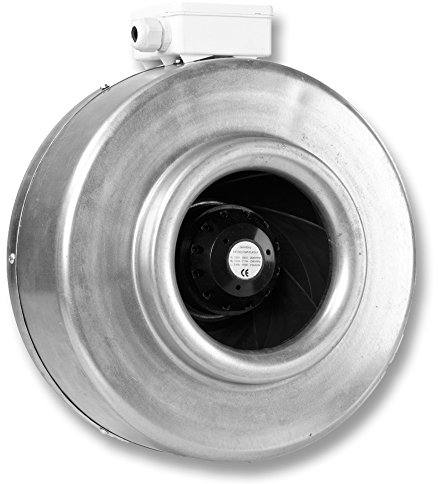 HIT160 di Hydor - Ventilatore centrifugo in linea diam.160mm - 64W - 500m3/h - cod. CTR00003 - 3 velocità