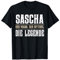 Vorname Sascha T-Shirt Geschenk Name Sascha T-Shirt