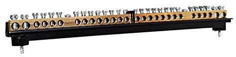 PE/N-Klemme mit Träger (im Verteilerfeld) 12-Module Marlanvil 1006.12 Sammelklemme 0698