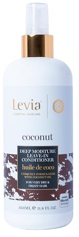 Levia | Leave-In Pflegecreme | Nährt sehr trockenes Haar | Verleiht Geschmeidigkeit und Leichtigkeit | Erleichtert das Styling | Diszipliniert krauses Haar | 350ml