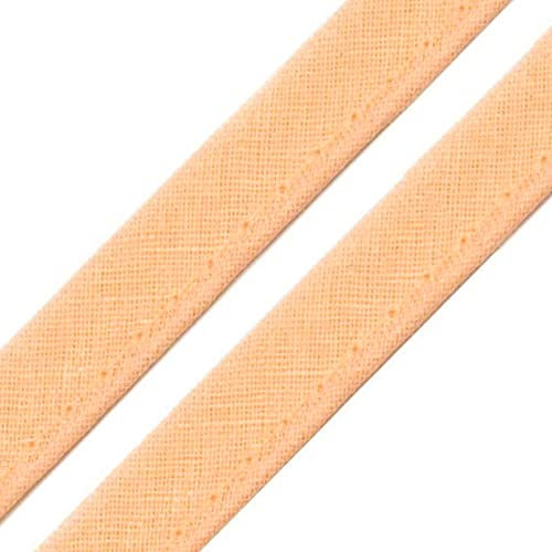 5m Paspelband Stoffband Nähkante Paspelschnur zum Nähen 10mm breit Farbwahl, Größe:10mm, Farbe:apricot
