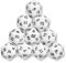 10x polyedrische W20 Würfel für Rollen- und Tabletopspiele (weiß)