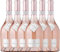 Farnese Vini VINELLO 6er Weinpaket Rosé - Fantini Calalenta Merlot Rosato 2021 mit einem VINELLO.weinausgießer | 6 x 0,75 Liter