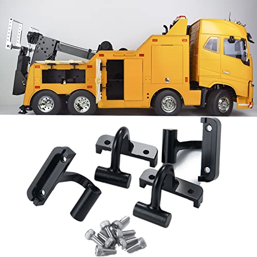 Runup Metallscharnier RC Trailer Cargo Box Scharnier für 1/14 Tamiya FH16 Globetrotter 8X4 Tow Truck Heavy Rescue Upgrade Teile