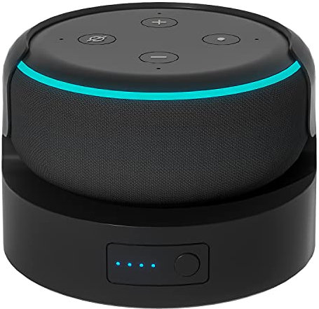 Blanou Dot 3 Battery Base, Portable Dot 3rd Gen Battery Base, 5200 mAh 8 Hours Work Time, Black（Not Include Speaker）