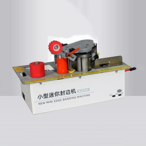XINRISHENG Machine de scellage de Bord Manuelle pour Bois 1200W Droite/Courbe Arc de scellage de Bord Machine de découpe de PVC pour Le Travail du Bois Table de scie à Ruban à Utiliser