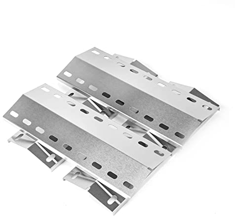 GFTIME 39.5 x 15cm Stainless steel Universal Burner Cover Spare Parts for Landmann Triton 2 & 3, Landmann Minton, Landmann AVALON PTS 4, Grandhall Maxim GT4, Mr. Gardener Jackson, 4 pcs.