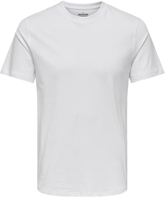 Only & Sons Men's Onsmax Life Reg Ss Stitch Tee Noos T-Shirt