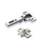 CERNIERA CERNIERE SALICE PER ANTE PORTE MOBILI CUCINA COLLO 0 BASSO FORO MM.35
