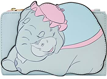 Loungefly Flap Purse Dumbo Mrs Jumbo Craddle Nue offiziell Disney Grau Taille unique