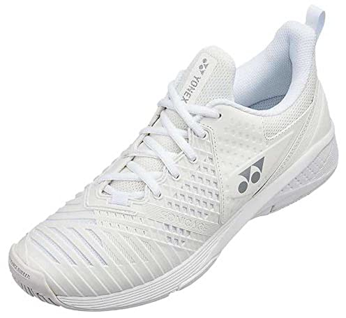 Yonex Damen Power Cushion Sonicage 3 Ac Tennisschuhe Allcourtschuh Weiß - Silber 40
