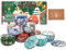 8 Packs Weihnachtskerzen Geschenkset Set für Frauen, Tragbare Reise Aromatherapie Kerzen Set mit Natürlichem Sojawachs, Dekorative Duftkerzen Set als Geburtstags und Weihnachtsgeschenke