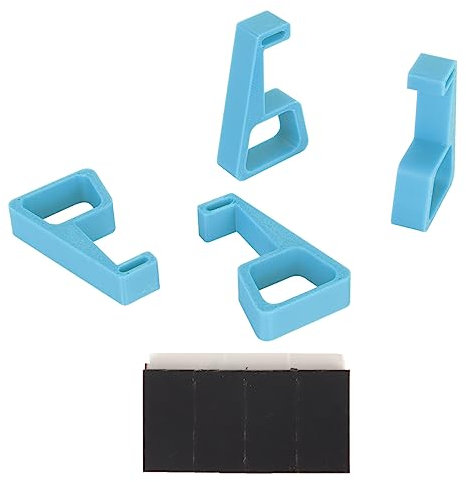 Horizontaler Ständer für Spielekonsole, 4 Stück Konsolenfüße Ständer Horizontaler Halter Spielmaschine Kühlbeine, für Zubehör Halterungsständer, Verbesserung der (Blau)