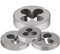 Vetrineinrete® Set di 4 filiere tonda per filettature filiera metrica in acciaio M4 M5 M6 M8 filettatura