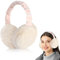 mizikuu Cache-oreilles en Peluche, Earmuffs d'hiver Réglables Chaud Pliable Protège-oreilles Anti Froid Unisex-Adultes Rose