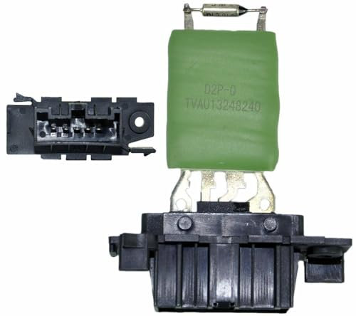 D2P Heater Blower Fan Motor Resistor Compatible With 2006-2019 Fiat Doblo, Punto, Alfa Romeo Mito, Opel Adam Replaces 13248240
