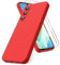 Vansdon Coque Compatible avec Samsung Galaxy A16 4G/5G, 2 Film de Protection en Verre trempé, Housse Souple en TPU en Silicone Liquide, Housse en Caoutchouc Antichoc - Rouge