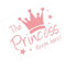 CHILDWEET Princess Sleep Here Wandtattoo Abnehmbarer Wandaufkleber Für Mädchenzimmer Dekorative Krone Wandsticker Einfache Anwendung Für Kinderzimmer Und Schlafzimmer