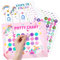 OFFCUP Potty Training Reward Chart, 15pcs Potty Training Chart for Toddlers, Dinosaur Potty Chart with 70 Sparkly Stickers Toilet Training Reward Chart Develop Toileting Habit (Unicorn)