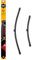 SWF Connect Wischer – K02 – Kit Aus in Deutschland Hergestellten Flachbalkenwischern Für Optimale Wischleistung 600mm/475mm – Vorne – 2er-Set, Black