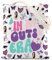 FOTAP Music Lover - Bolsa de mano inspirada en el álbum para fanáticos de cantantes, bolsa de compras con texto en inglés In My Guts, regalo musical, White, 14.56INS