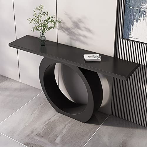KLLJHB Konsolen-Akzenttisch aus recyceltem Holz mit rechteckigem Tisch für den Flur, Wabi-Sabi-Stil, Veranda-Tisch, Trennwand, Eingangs-Seitenansicht, Plattform mit kreativem Design